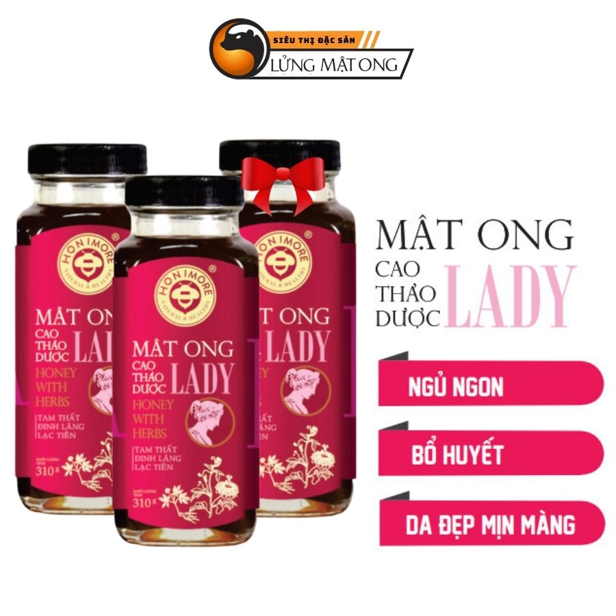 Mua 2 tặng 1 mật ong cao thảo dược lady 310g - mật ong giúp ngon, chăm sóc sức khỏe
