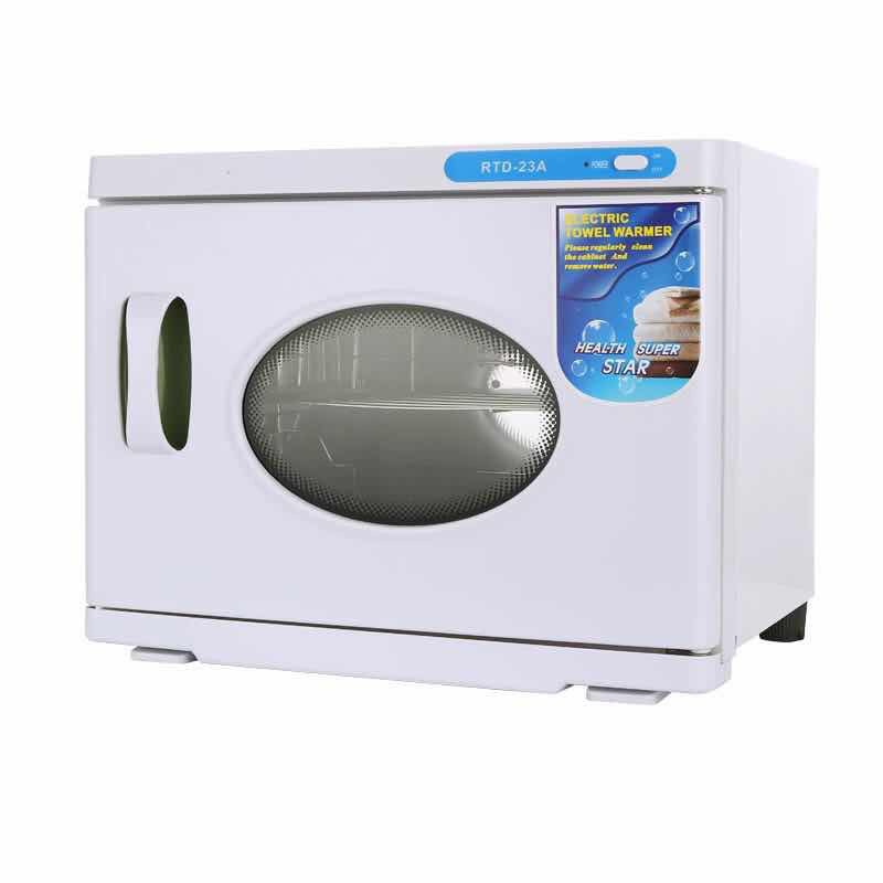 Tủ hấp khăn 23A -1 dùng cho spa( có đèn uv diệt khuẩn) Mặt Kính