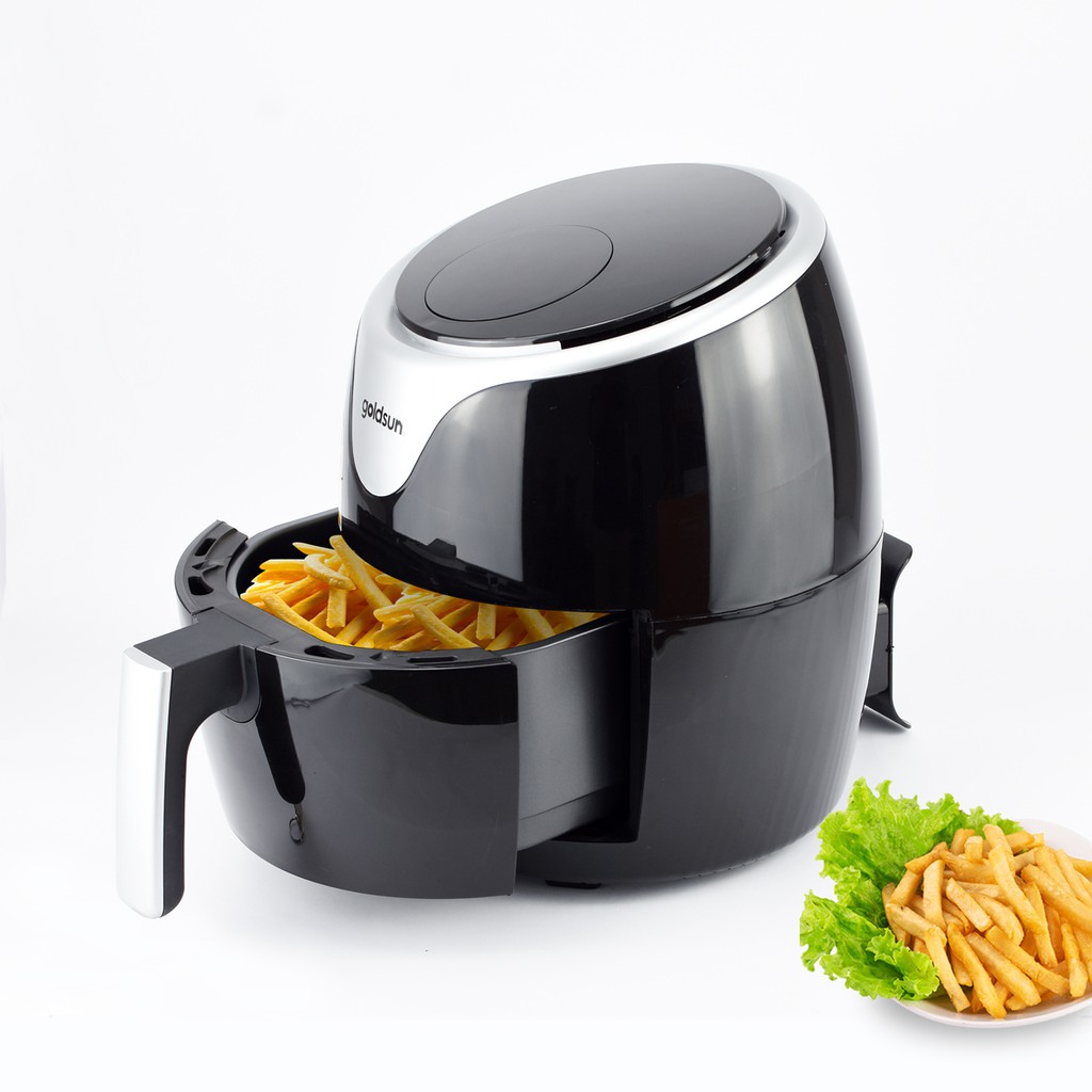 Nồi chiên không dầu điện tử Goldsun 3,5 lít CQ2402, có cảm biến tự ngắt khi quá tải, quá nhiệt, BH chính hãng 12 tháng