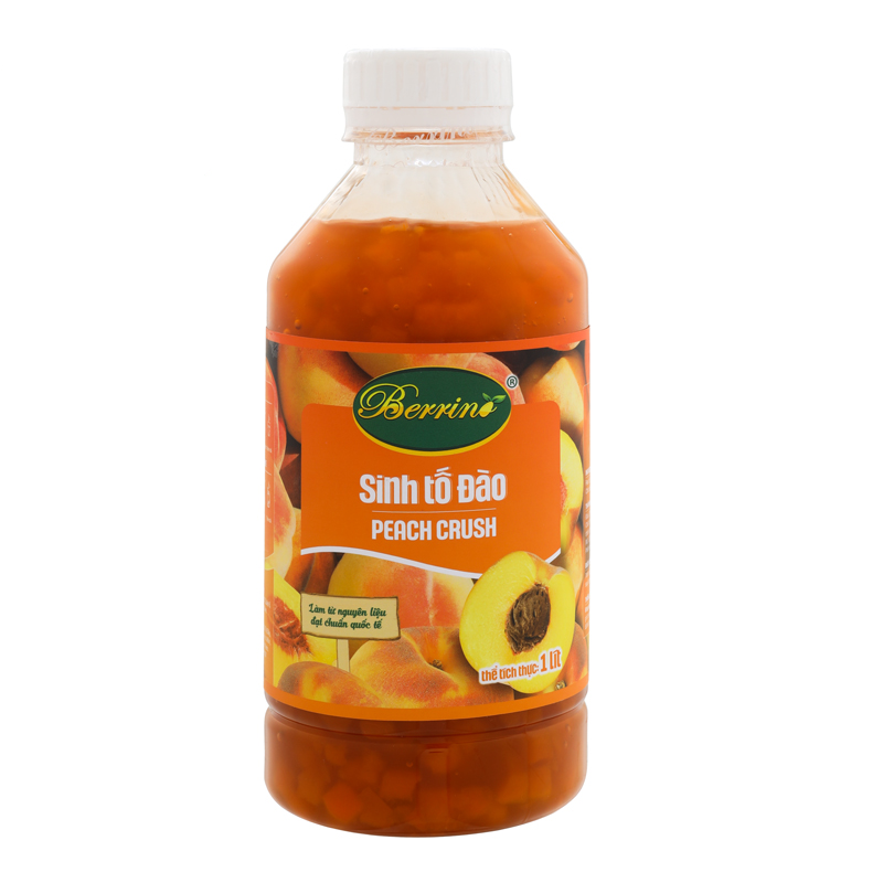 Sinh tố Berrino Đào chai 1L