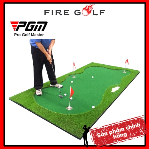 Thảm tập putting golf viền cỏ 1mx3m pgm gl006 chính hãng tập tại nhà tiện dụng