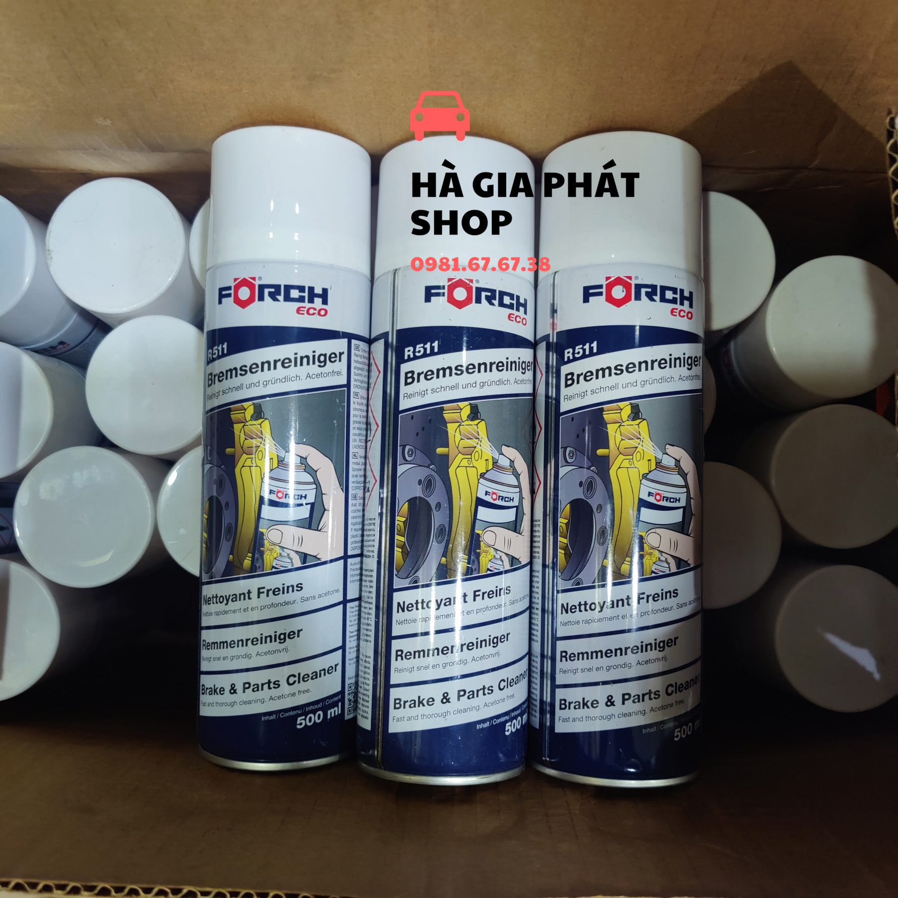 Xịt vệ sinh bố thắng forch 500ml