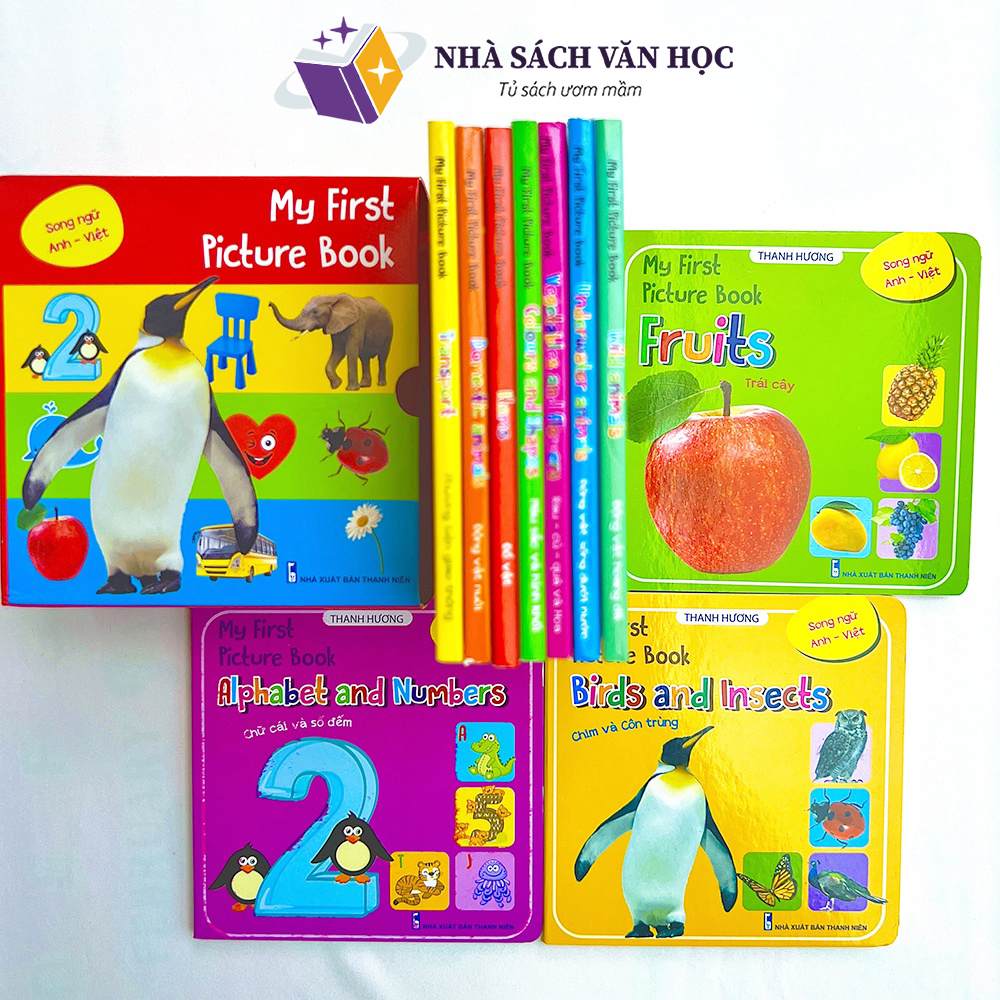 Sách - combo 10 cuốn my first picture book song ngữ anh - việt giúp trẻ học tốt tiếng anh