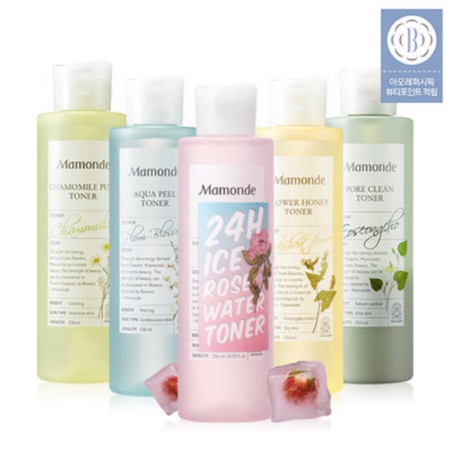 Nước hoa hồng Mamonde Toner các loại