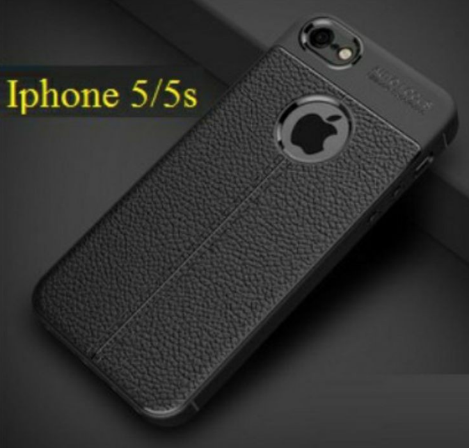 Ốp lưng dẻo vân da auto focus ip 5g / 5s