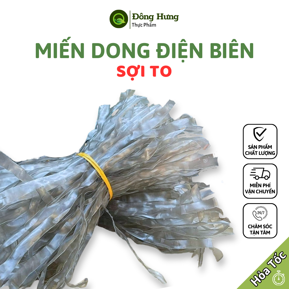 Miến dong điện biên sợi to 1kg - hàng loại 1 dai ngon