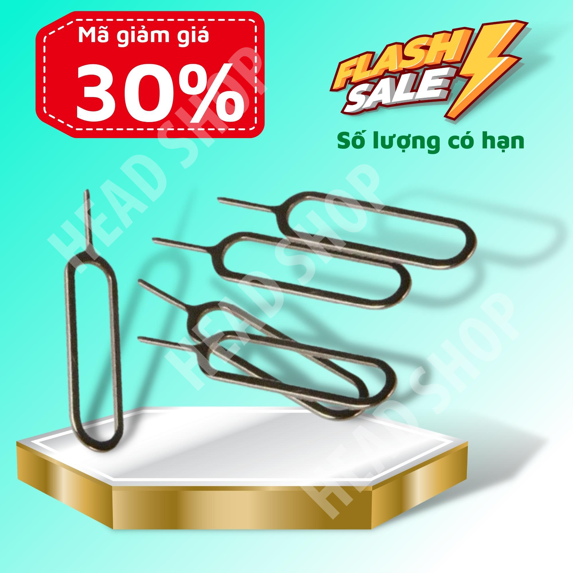 Combo 5 cây chọc sim inox - que chọc sim inox qcs01 headshop