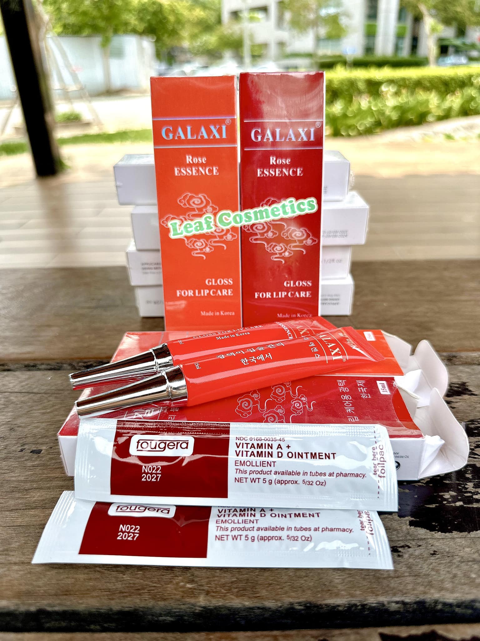 Son dưỡng kích màu môi sau phun xăm galaxi rose essence 15ml son lên màu chuẩn chất lượng cao