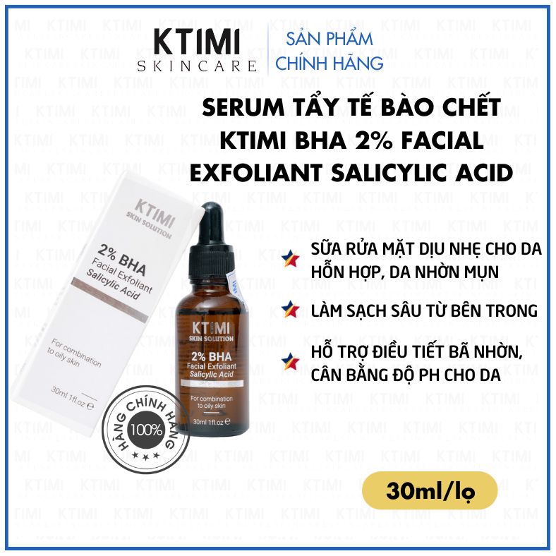 [HCM] KTIMI - Tẩy tế bào chết BHA 2% Salicylic Acid