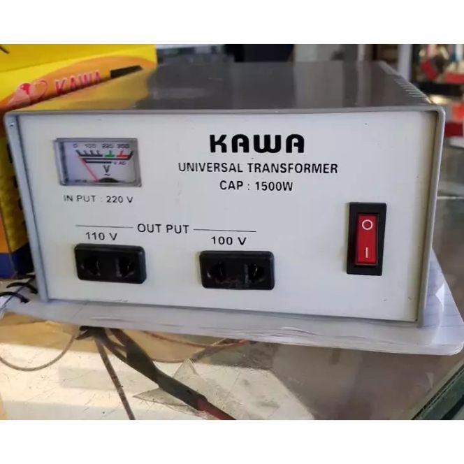 Ổn áp kawa 1500w đổi nguồn điện từ điện 220 sang điện 110 và 100v