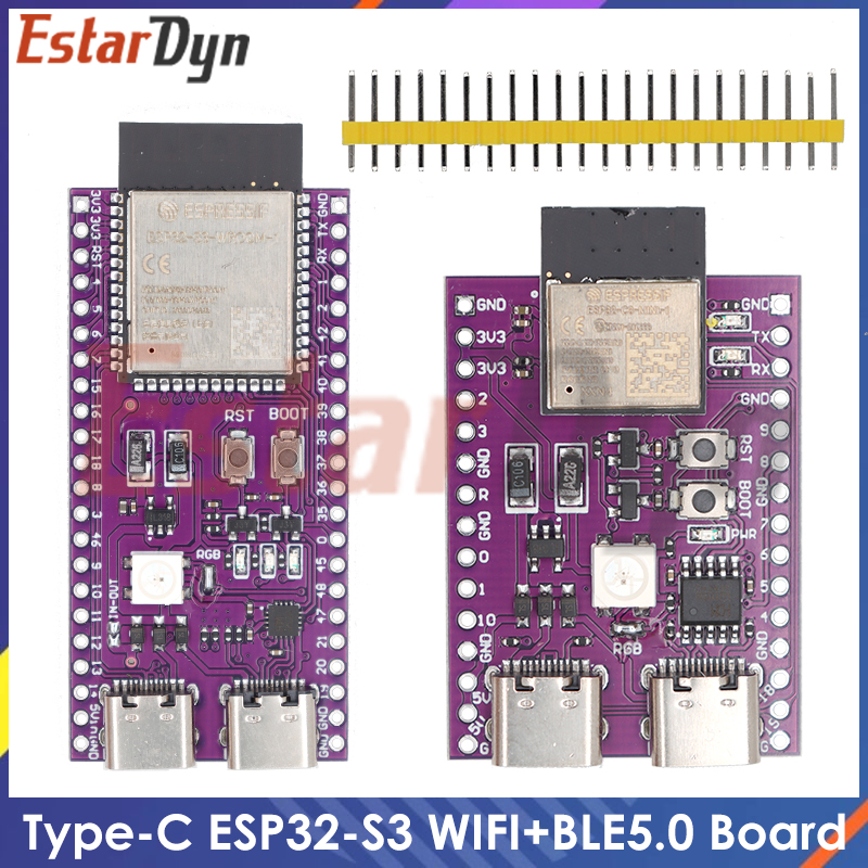 Esp32 ESP32-C3 AI-C3 ESP32-C3-DevKitM-1 ESP32-C3-MINI-1 AI-S3 ESP32-S3 N16R8 ESP32-S3-DevKit C Dual type-C USB phát triển Hội Đồng Quản Trị