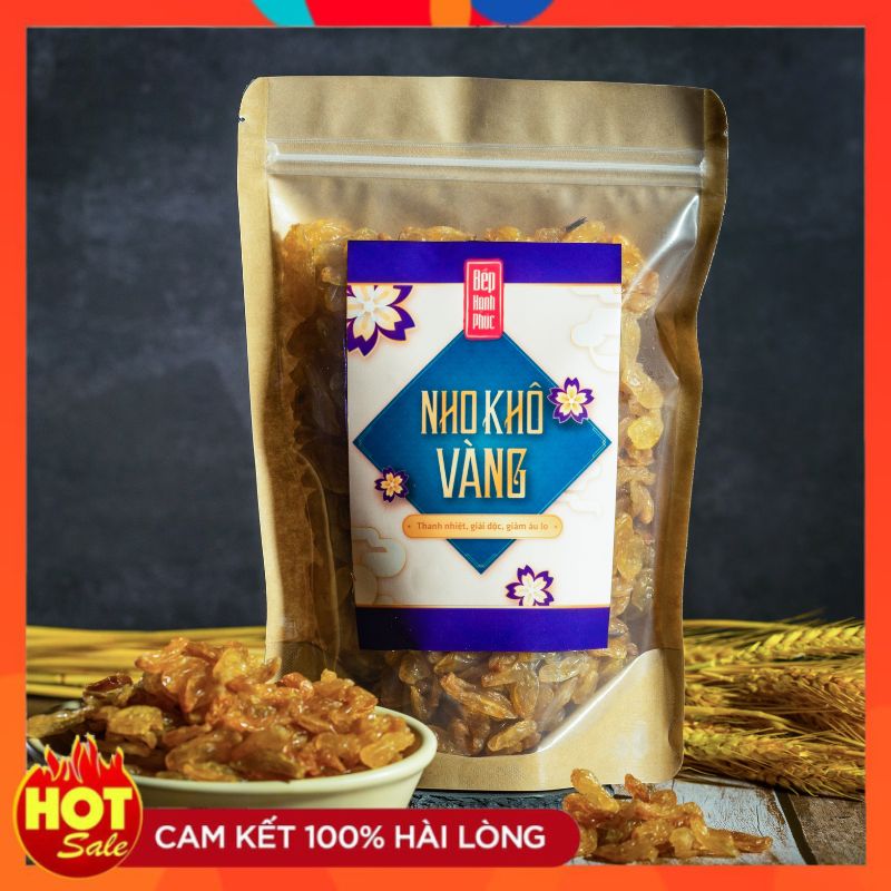 Nho khô vàng ấn độ loại 1 ❤️freeship❤️ nho khô ấn độ chua ngọt siêu ngon