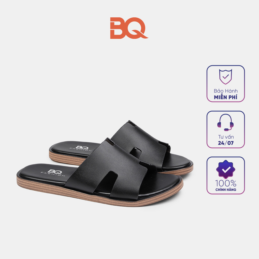 Dép lê nam quai chữ H đế bằng đẹp thời trang BQ D 2246