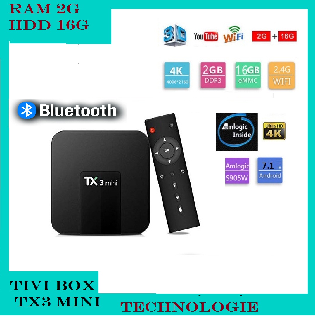 Tivi box ,tivi box giá rẽ ,tivi box 2g ,tivi box có bluetooth ,anroid tivi box tx3 mini có bluetooth ,tivi thường thành smarttv android