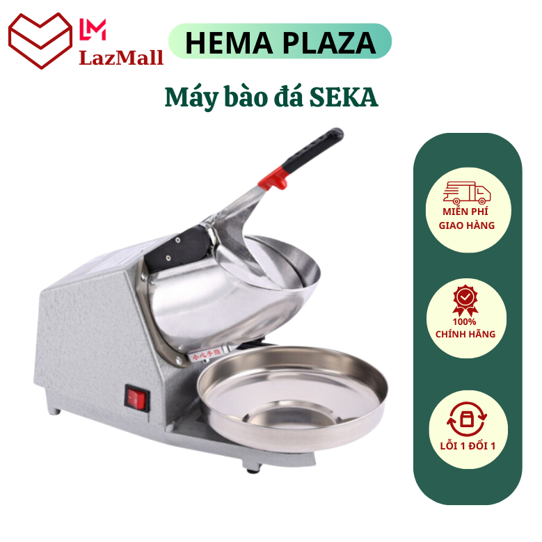 Máy bào đá tuyết 2 lưỡi, 2 nắp siêu mịn, máy bào đá cao cấp công suất 300W xay nhanh, chuyên nghiệp dùng cho quán Cafe và nhà hàng, motor lớn, bào tuyết nhanh và mịn tại shine 98 bảo hành chính hãng 12 tháng