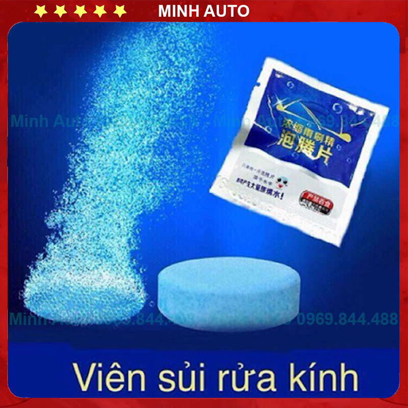 Nước rửa kính ô tô - viên sủi rửa kính ô tô - 1 viên