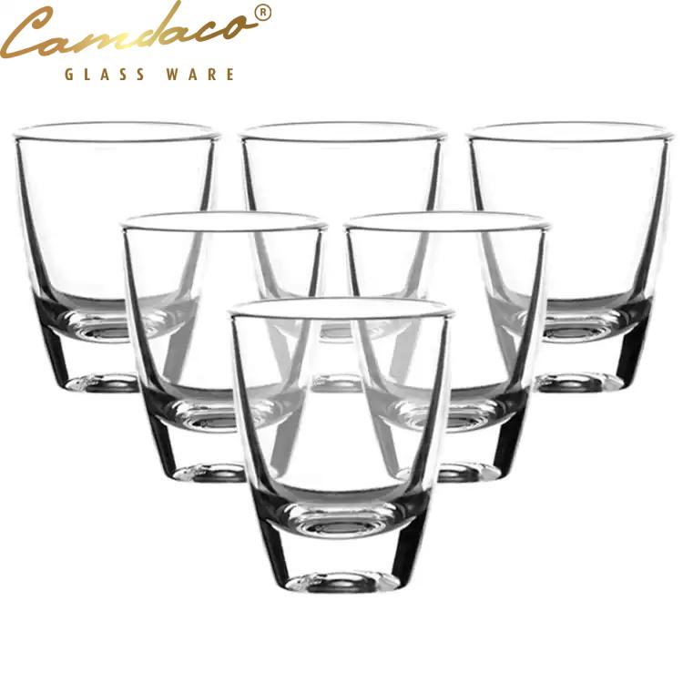 Bộ 12 Ly Cốc Thủy Tinh Uống Rươu Dáng Bầu 33ML CAMDACO GLASS WARE