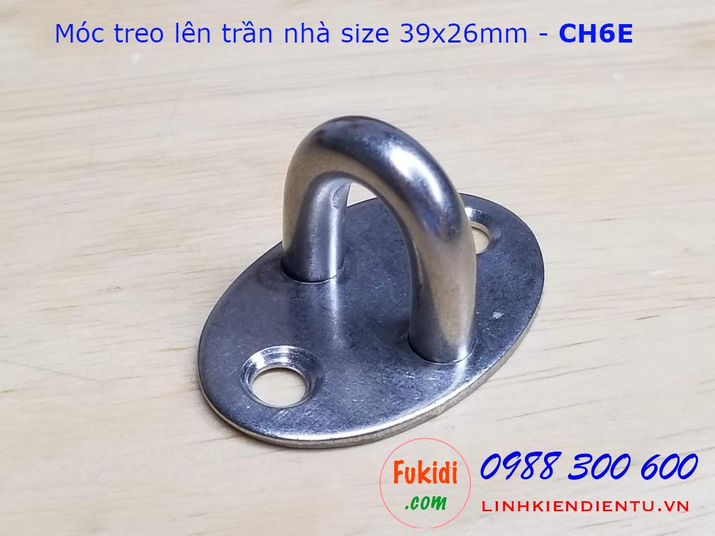Móc treo trần nhà cho đèn trang trí, treo quạt, size M6 model CH6E, CH6R