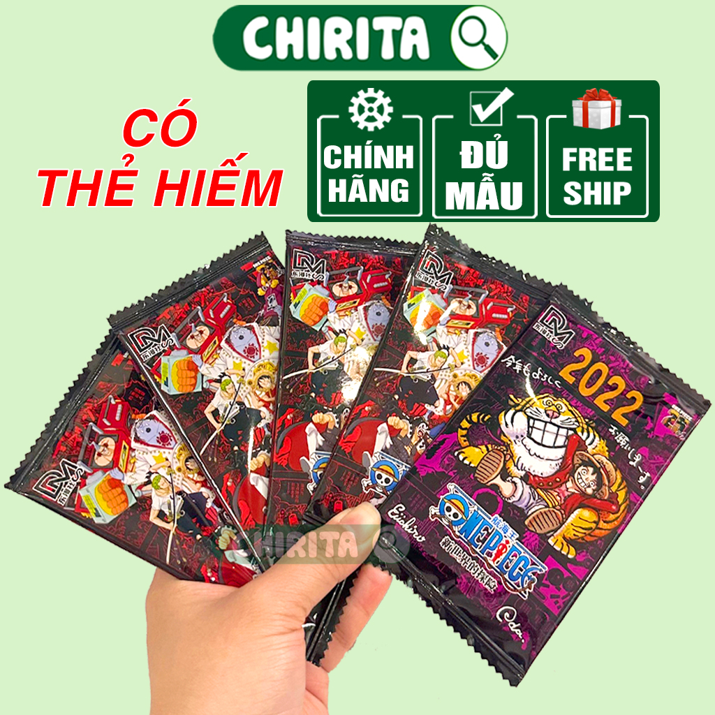 Thẻ bài one piece card wano chính hãng đủ mẫu ngẫu nhiên- bộ bài hải tặc one piece red phản quang 7 màu lấp lánh chirita