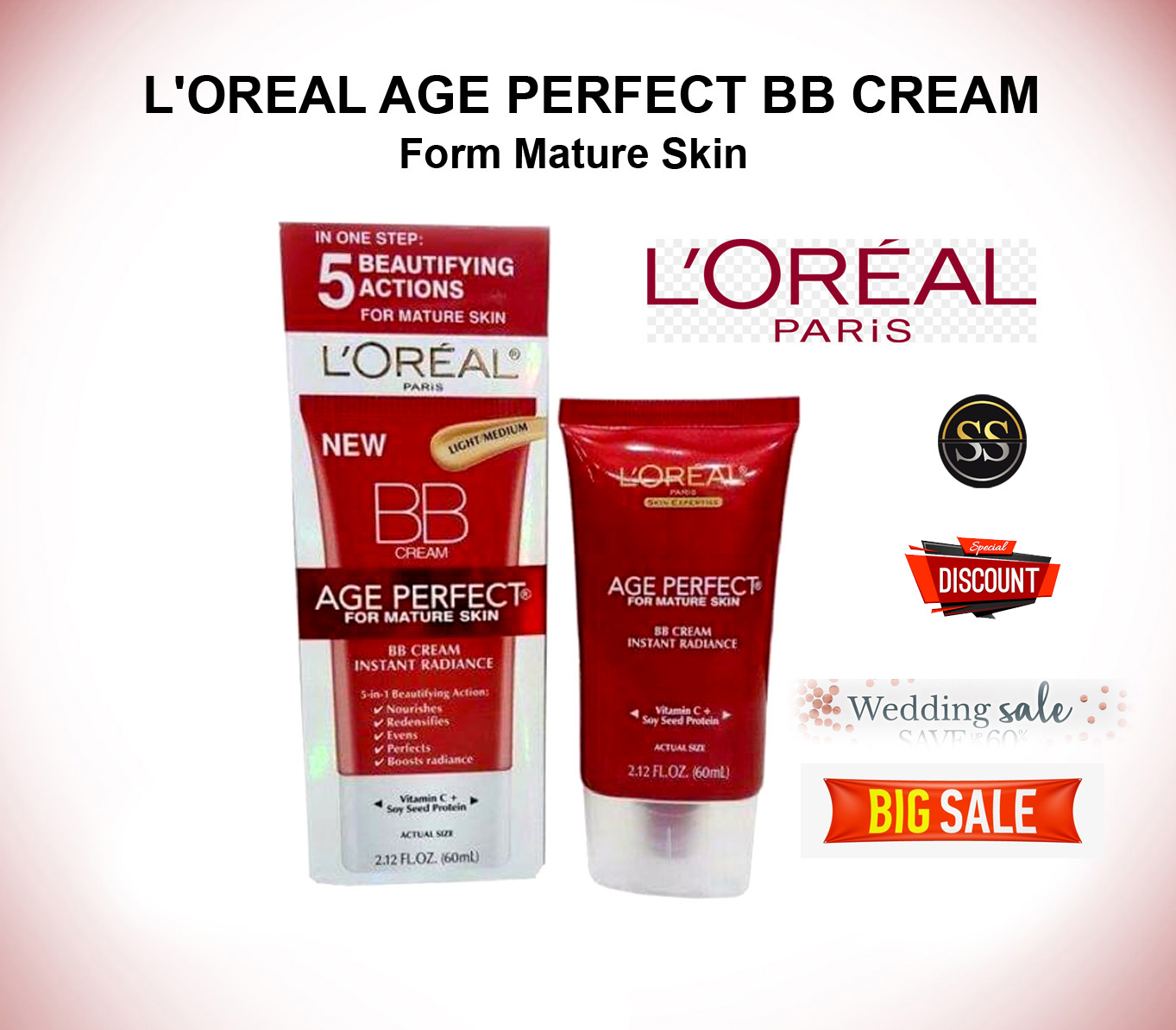[HCM]Kem Nền BB Cream Loreal AGE PERFECT