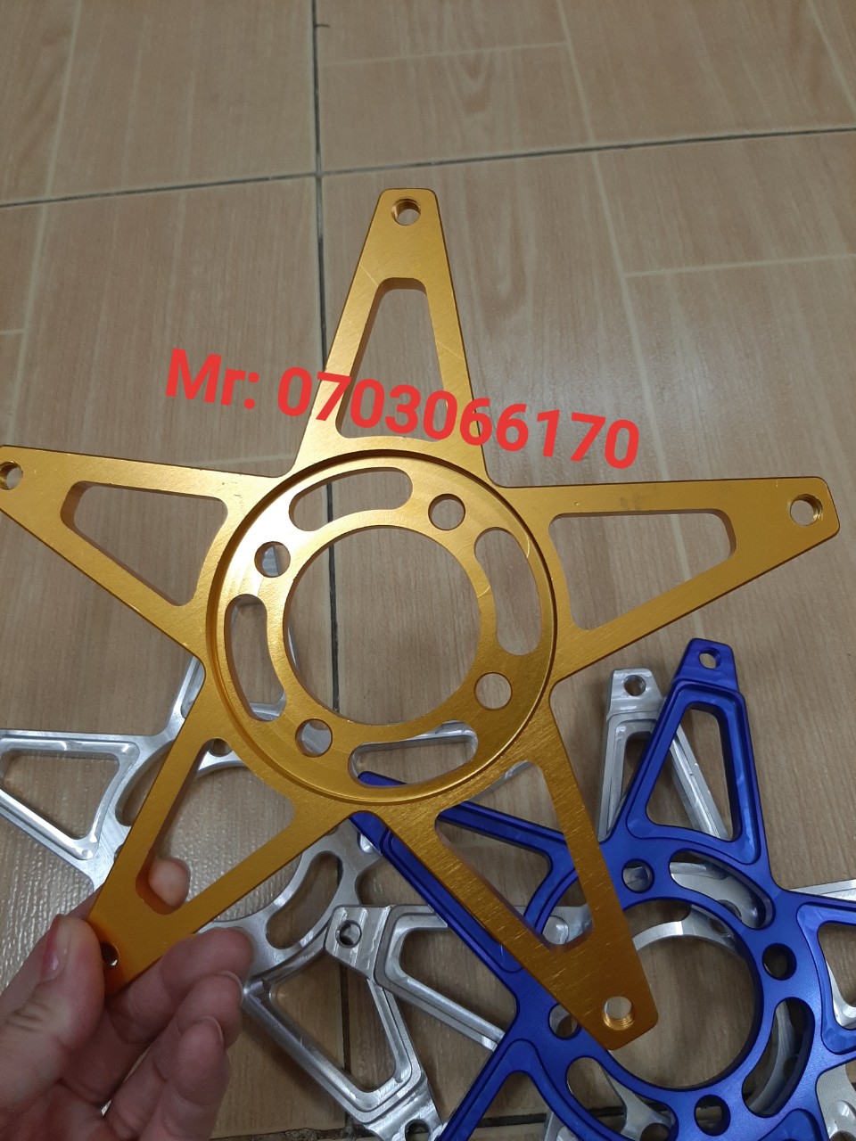 LÒNG ĐĨA NGÔI SAO GẮN XE RAIDER SATRIA CÓ 3 MÀU VÀNG  XANH DƯƠNG  ĐỎ TRẮNG