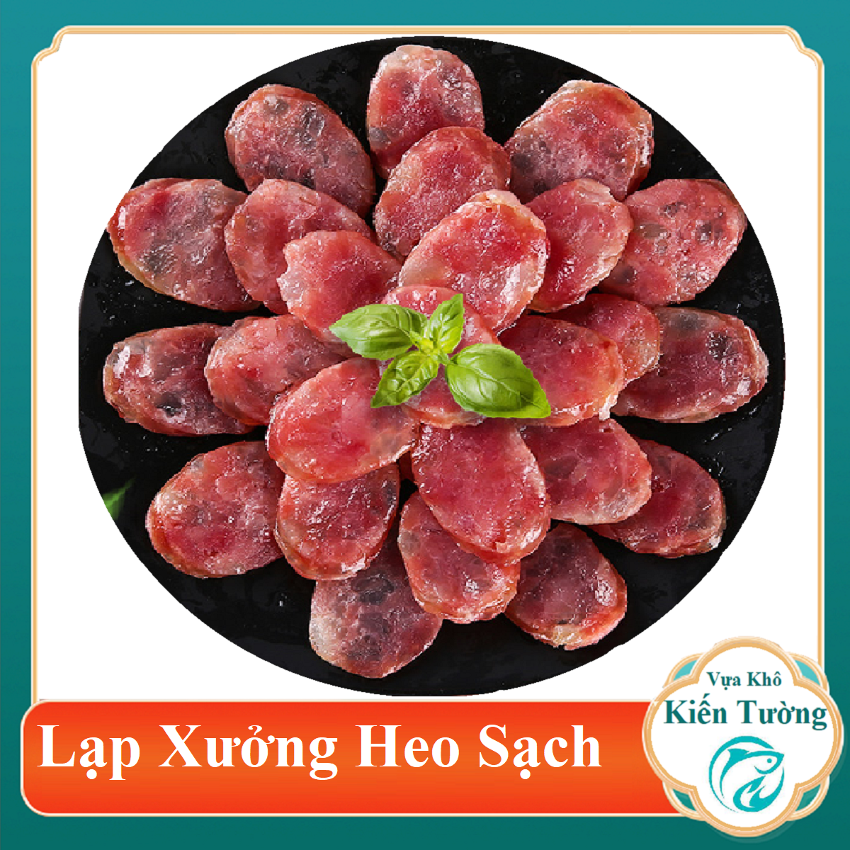 Lạp xưởng dạng bi tròn thơm ngon béo 500GR