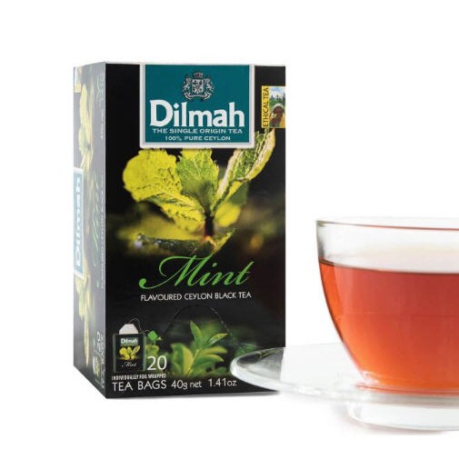Trà ceylon dilmah bạc hà mint 30g hộp tdbh00