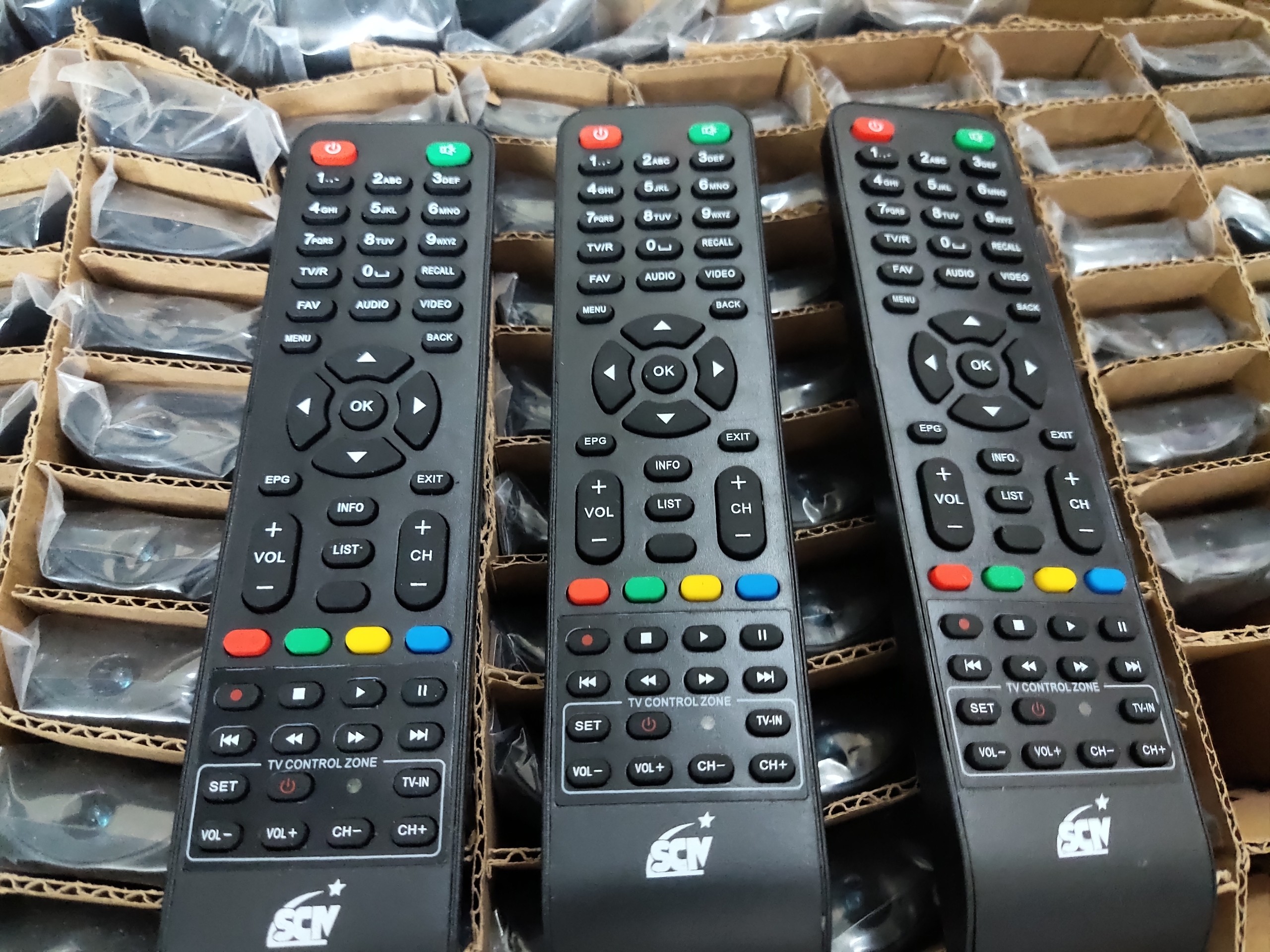 Điều khiển đầu SCTV - Remote đầu thu truyển hình cáp SCTV
