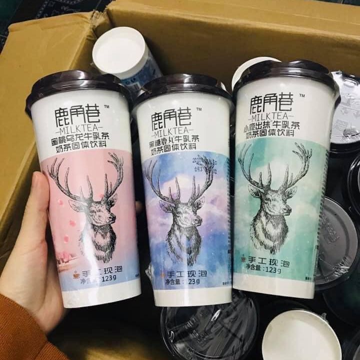 COMBO 3 CỐC 3 VỊ - Trà Sữa Hươu Tự Pha Tại Nhà The Alley Nội Địa Trung Quốc 123GR