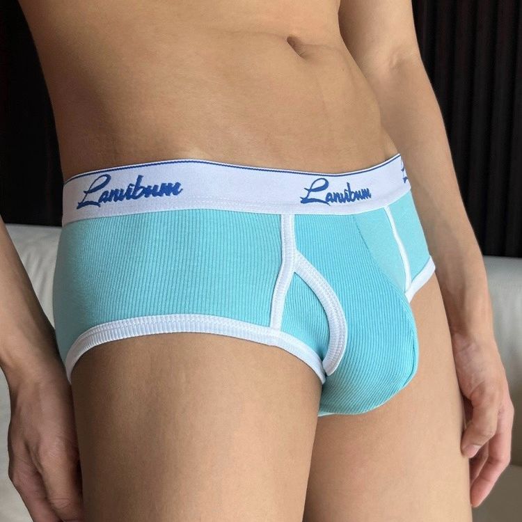 Quần lót nam - dạng tam giác brief lanvibum thun sọc gân sang trọng - cotton