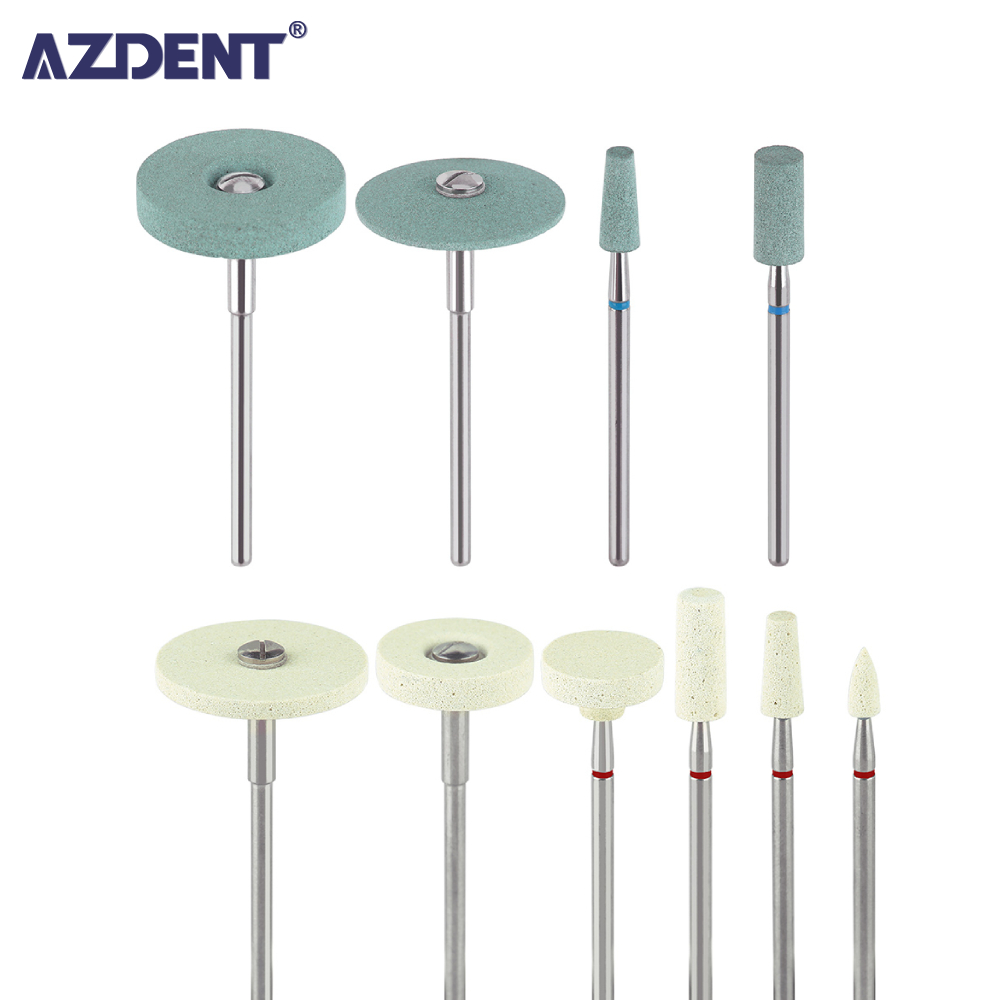 Azdent nha khoa phòng thí nghiệm gốm kim cương mài đánh bóng cho Zirconia Sứ đánh bóng Mài chính xác hoàn thiện dụng cụ nha khoa