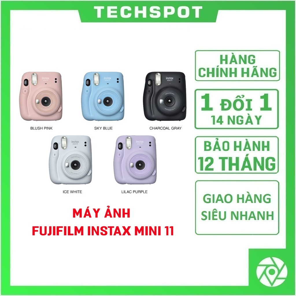 Máy Chụp Ảnh Lấy Ngay Fujifilm Instax Mini 11 | Bảo hành 12 tháng | Hàng Chính Hãng