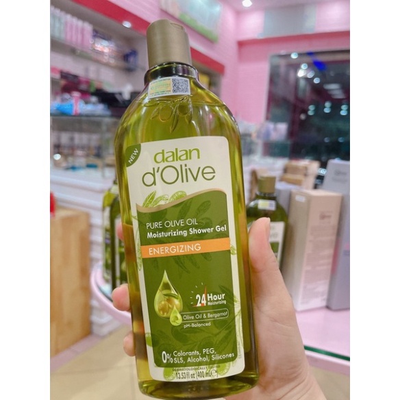 Sữa tắm dưỡng ẩm ô liu dalan d Olive 400ml Chứa tinh dầu oliu
