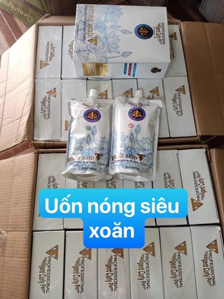 Thuốc uốn tóc thông minh Hydro Acid 1000mlx2 - không quan tâm mềm hoá