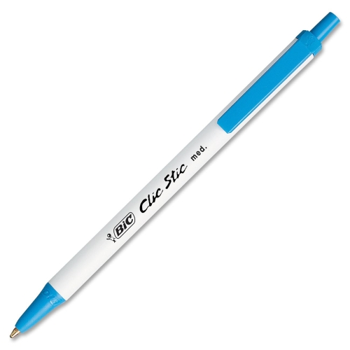 Bút bi gọn nhẹ, ngòi êm Bic Clic Stic Retractable Ball Pen, Cỡ ngòi 1.0mm