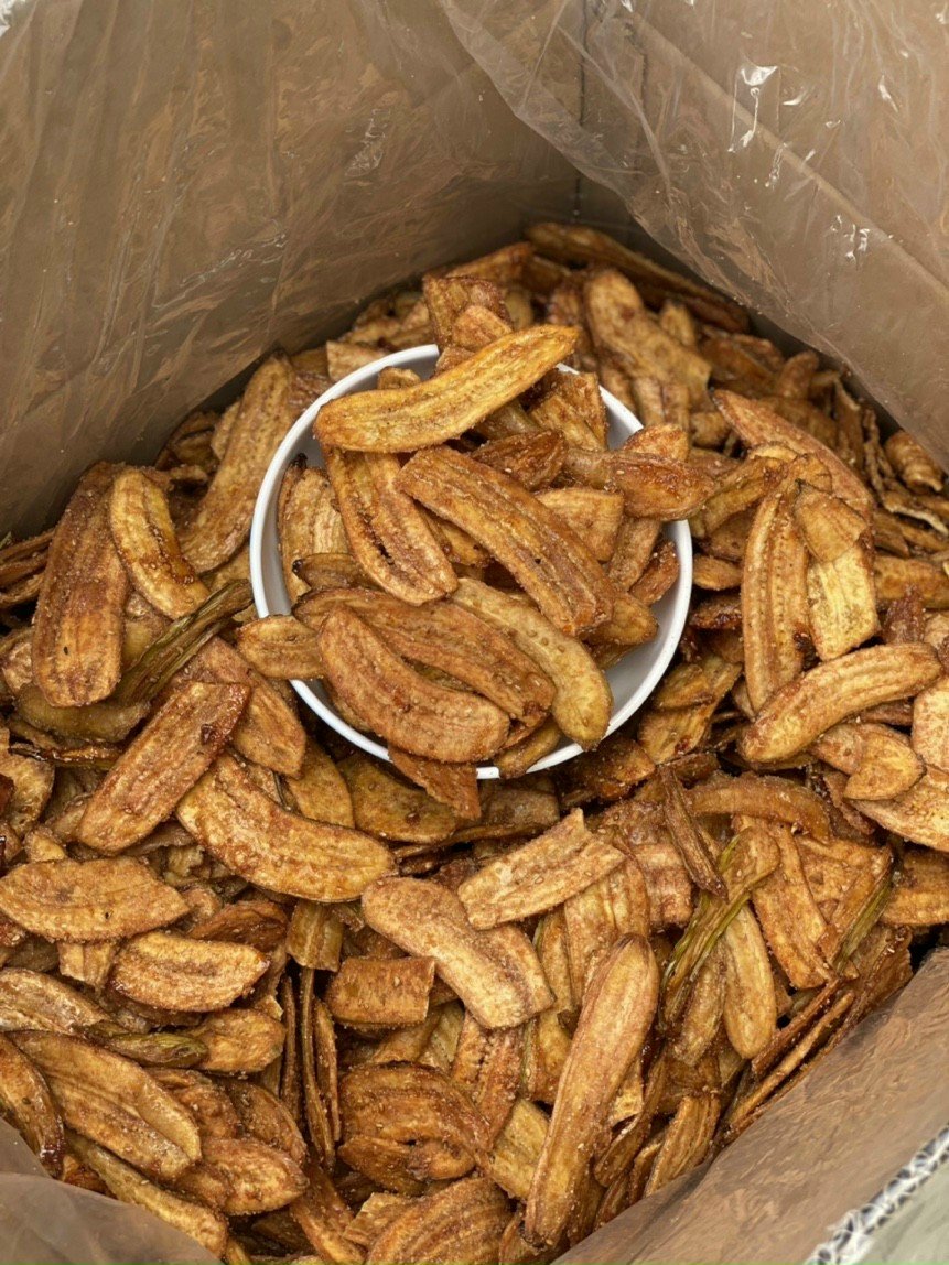 500gr chuối sấy mè gừng - giòn ngon - viethoafood