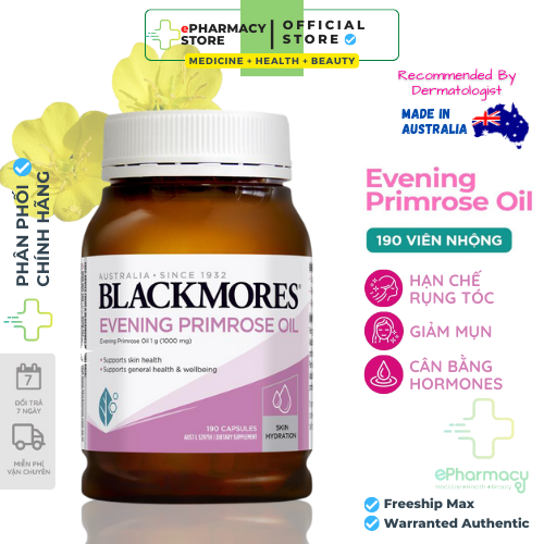 Viên uống tinh dầu hoa anh thảo Blackmore Evening Primrose Oil
