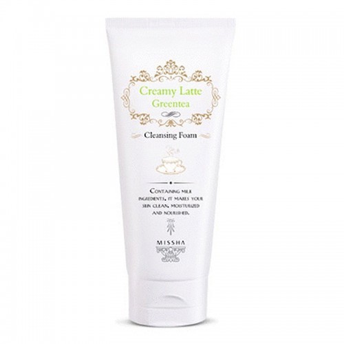 [cam kết chuẩn Auth] Sữa Rửa Mặt Trà Xanh Missha Creamy Latte Green Tea Cleansing Foam