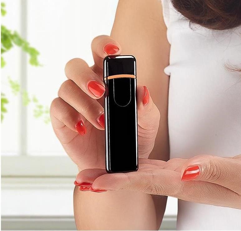 [HCM]Bật lửa Sạc pin hồng ngoại cảm ứng vân tay thế hệ mới Không dùng ga - không dùng xăng