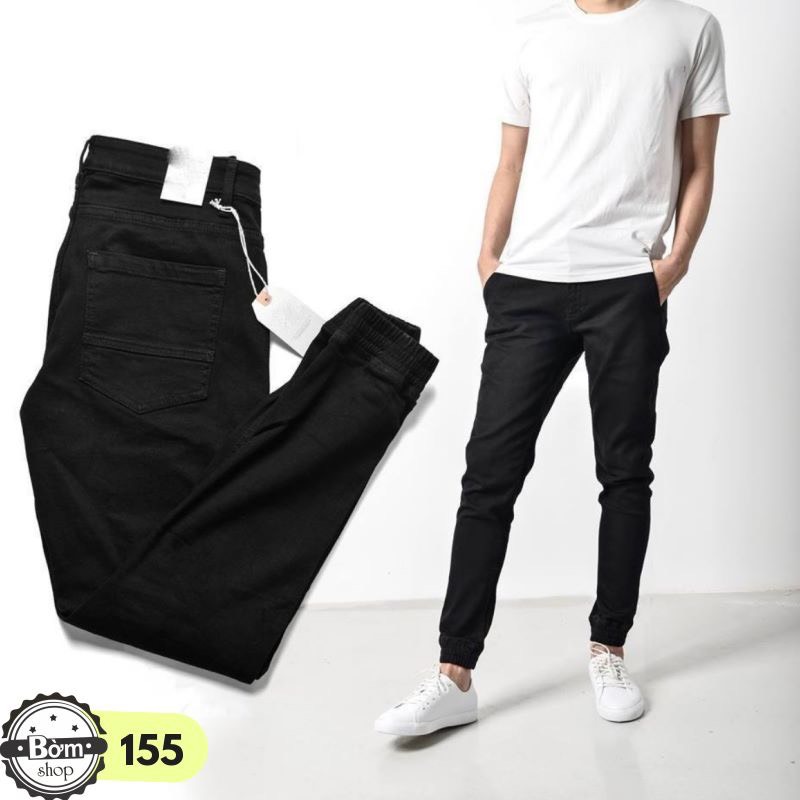 Quần jean nam chất liệu denim cao cấp - co giãn - phong cách trẻ trung ms155