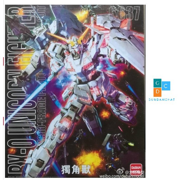 Mô hình lắp ráp gundamchat Unicorn Ova MG 1/100 - gundamchat GDC