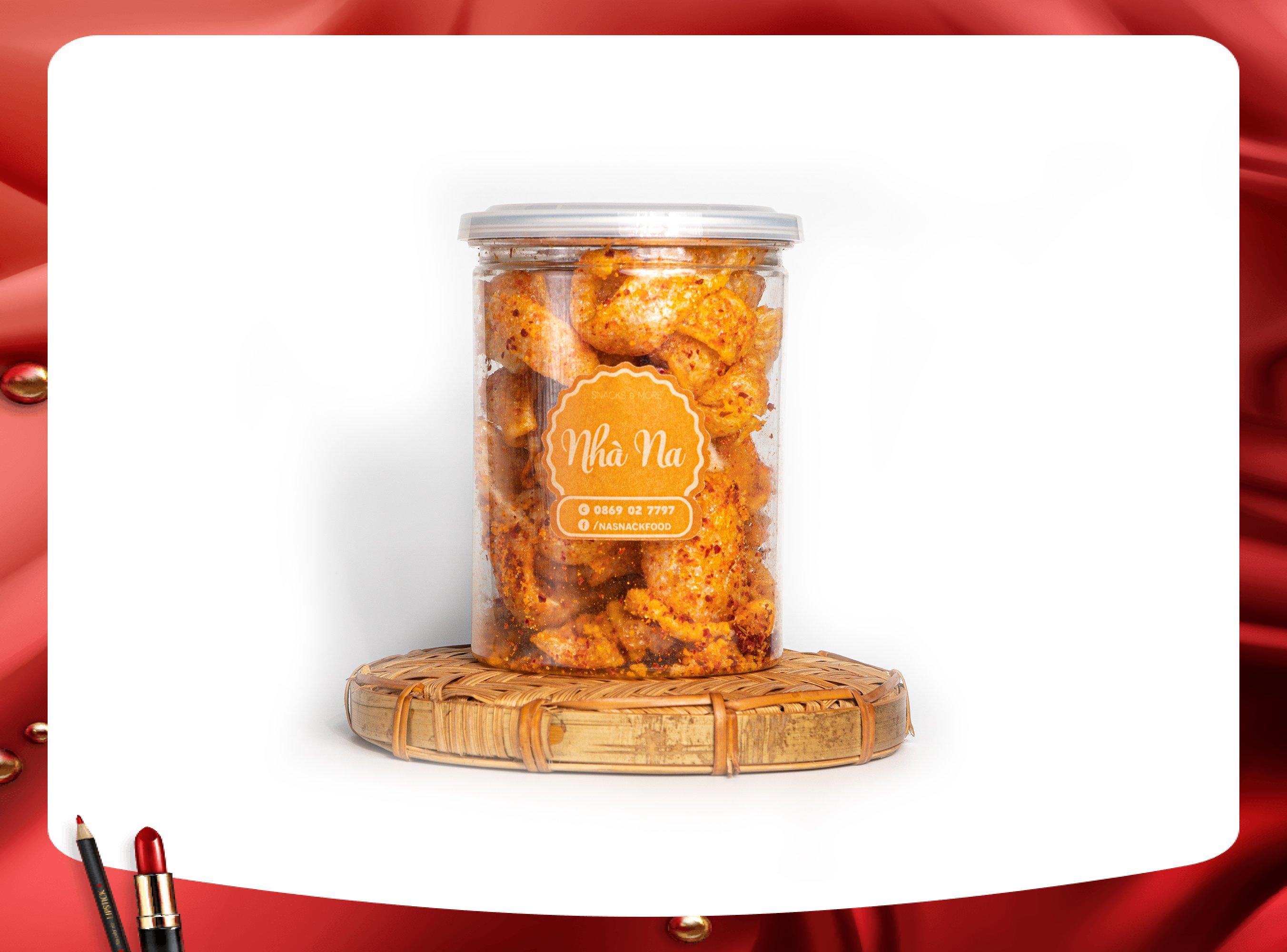 Da heo chiên giòn lắc muối ớt - 100gram