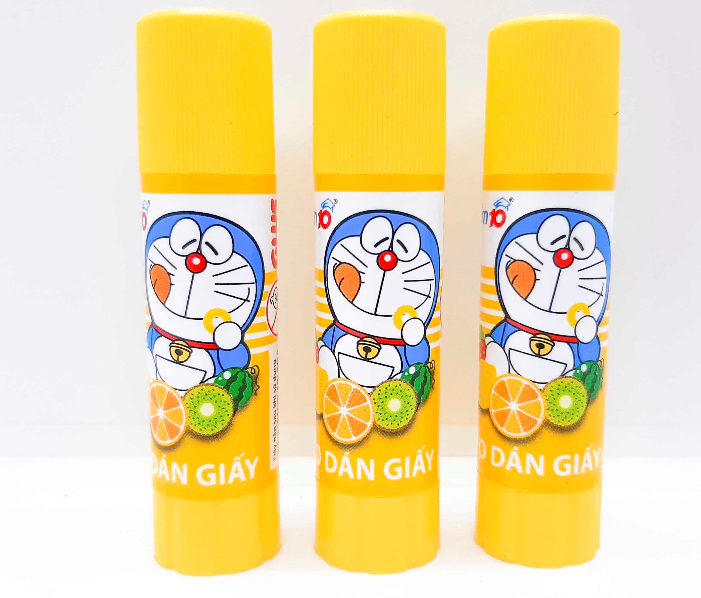 Combo 3 lọ hồ khô dán giấy doremon