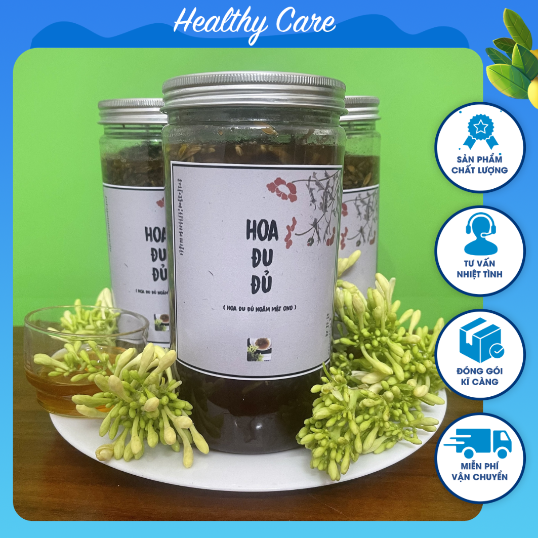 Trà hoa đu đủ đực khô oganic hái trực tiếp tại trang trại hỗ trợ sức khỏe hiệu quả