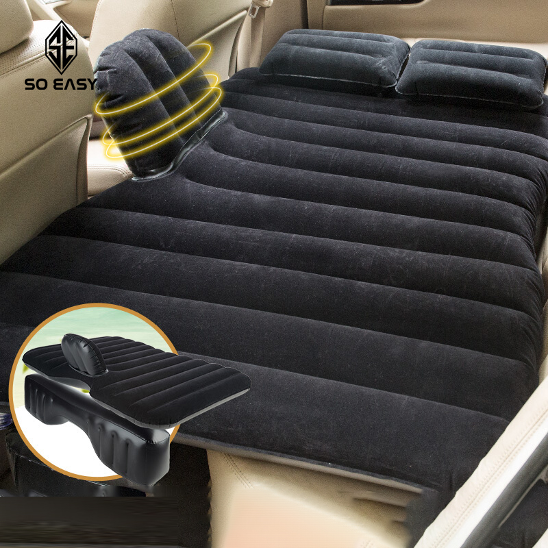 [HCM]Giường đệm hơi trên ô tô nệm hơi thông minh du lịch cho ôtô xe hơi + Kèm bơm điện vòi đa năng sử dụng được trên xe-INS009