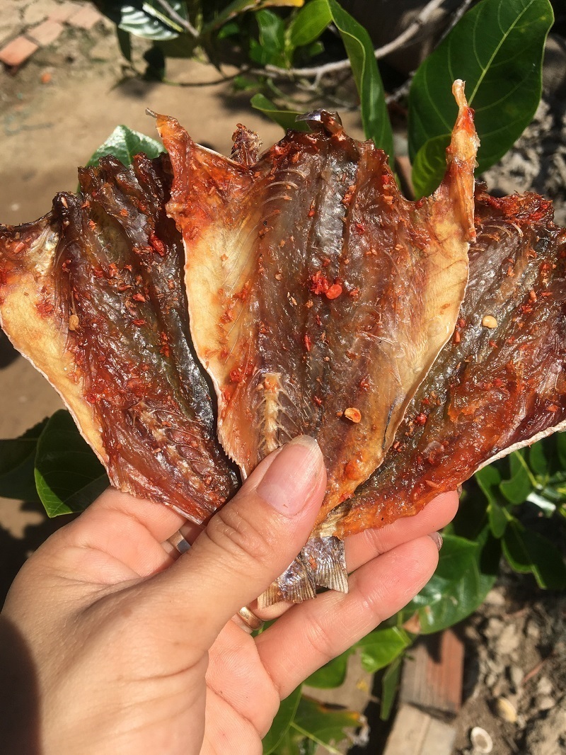Khô cá lù đù xẻ rút xương ướp vị vừa ăn - vựa khô yến vy