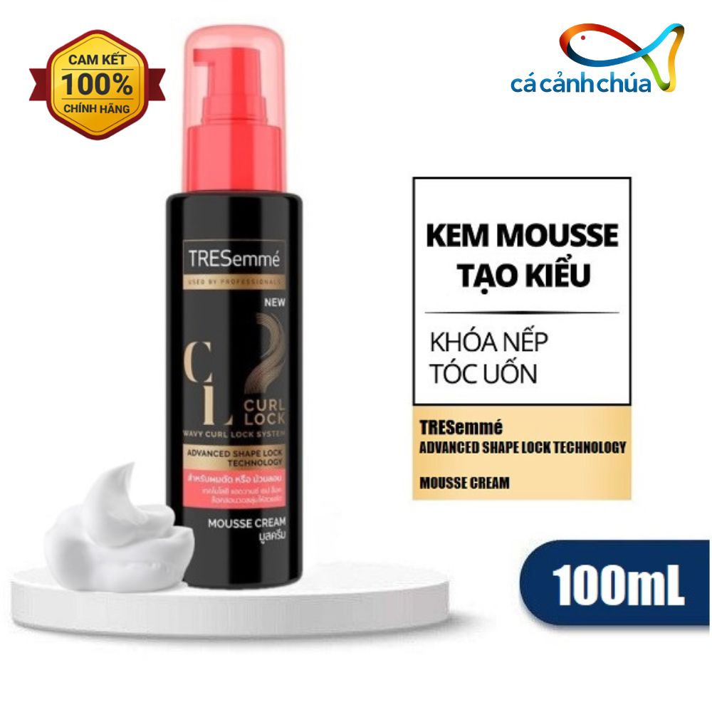 Kem mousse tạo kiểu giúp khóa nếp tóc uốn Tresemme Hair Styling Mousse Cream 100ml - Thái Lan