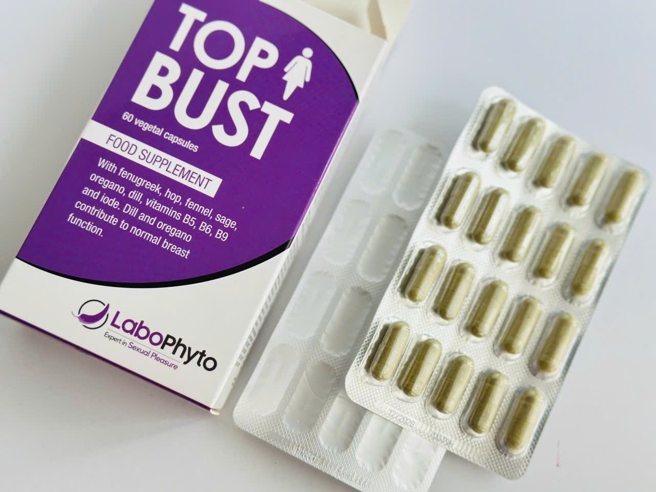 Viên uống tăng size vòng 1 Labophyto TOP BUST 60v an toàn