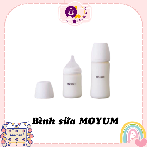 BÌNH SỮA THUỶ TINH MOYUUM HÀN QUỐC DUNG TÍCH 150ML/240ML