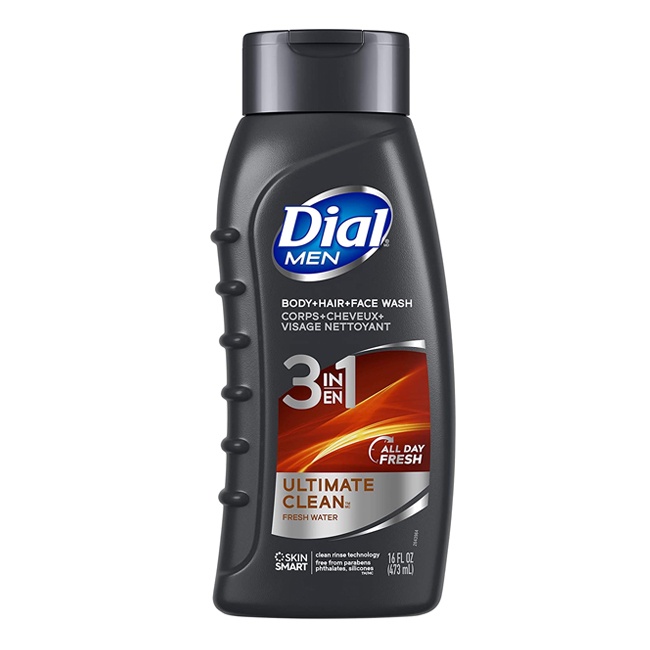 Sữa tắm gội dial for men 3in1 ultimate clean 473ml - usa